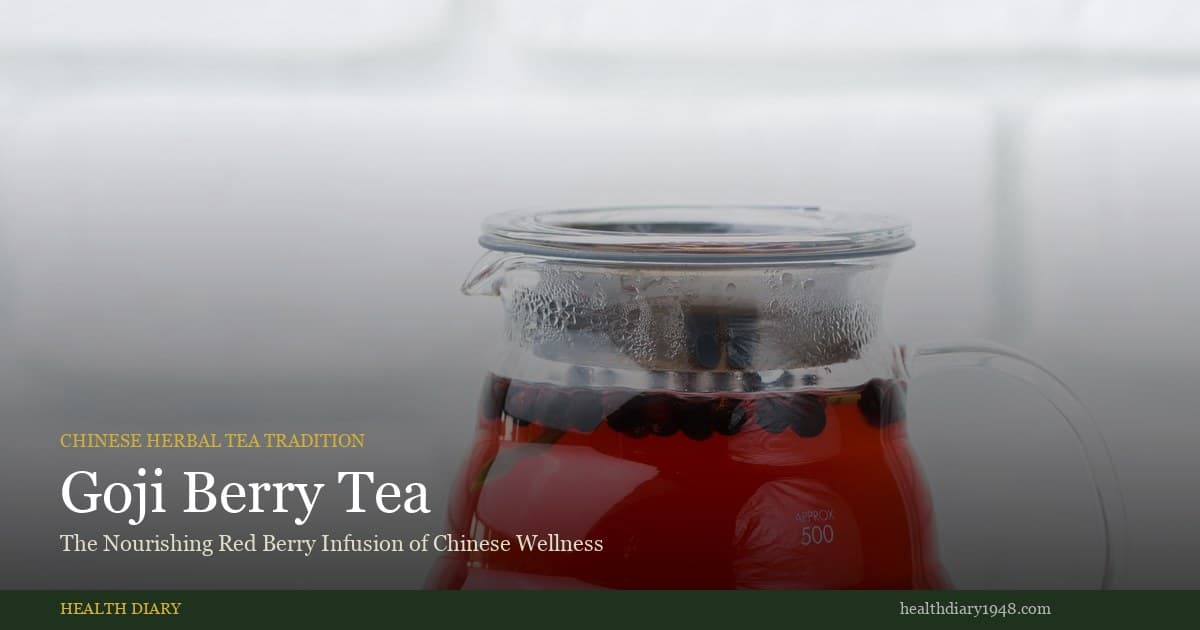 Goji Berry Tea: The Nourishing Red Berry Infusion of Chinese Wellness